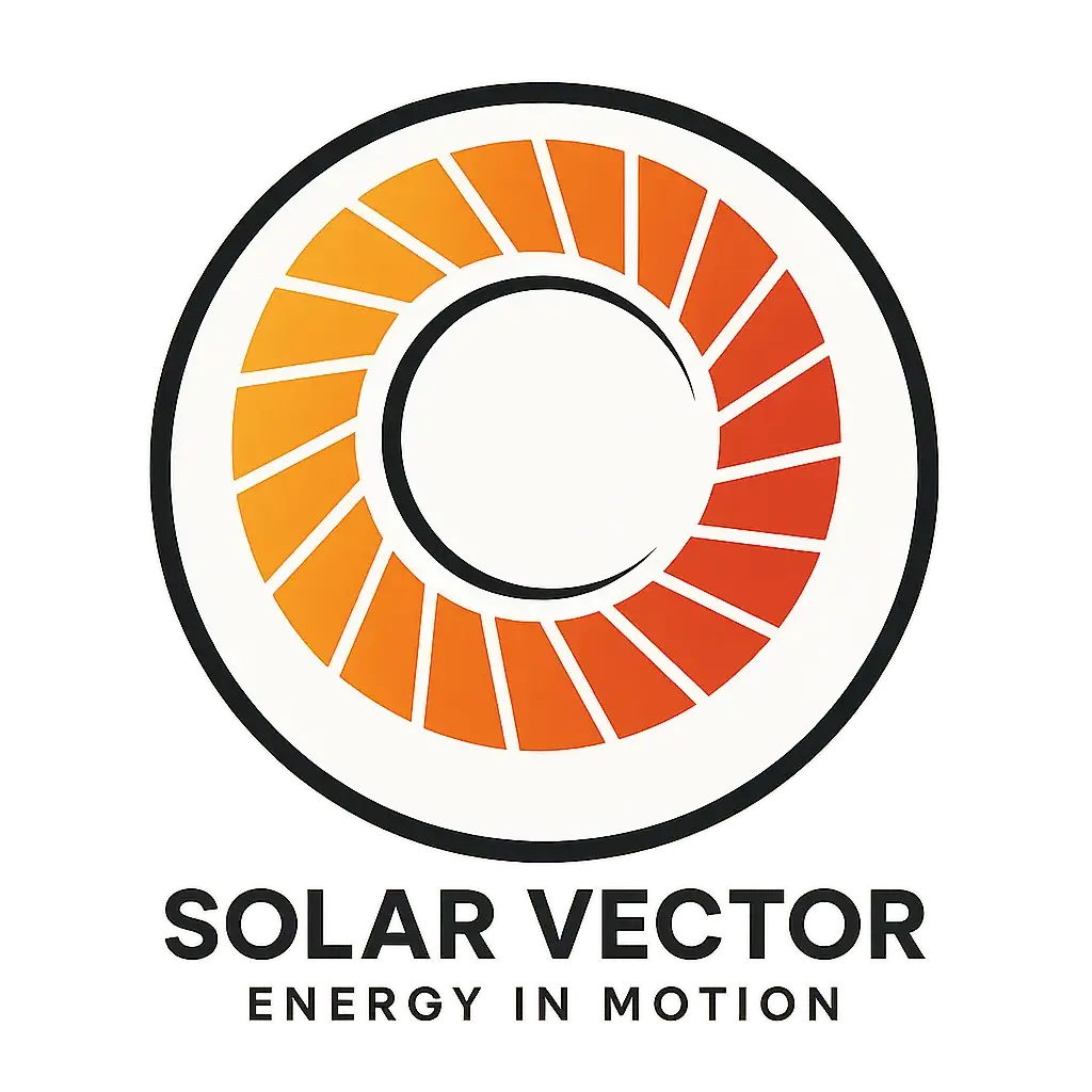 Circular Logo template with sunburst ring and bold text