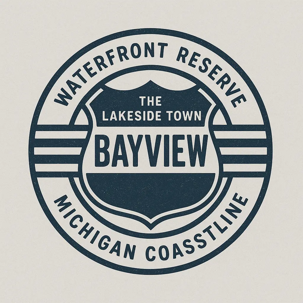 Vintage Circular Logo template with bold central emblem