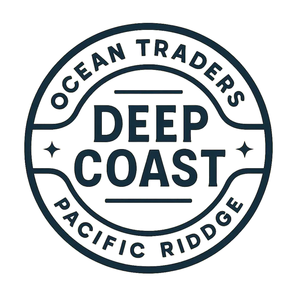Modern vintage Circular Logo template with bold navy text