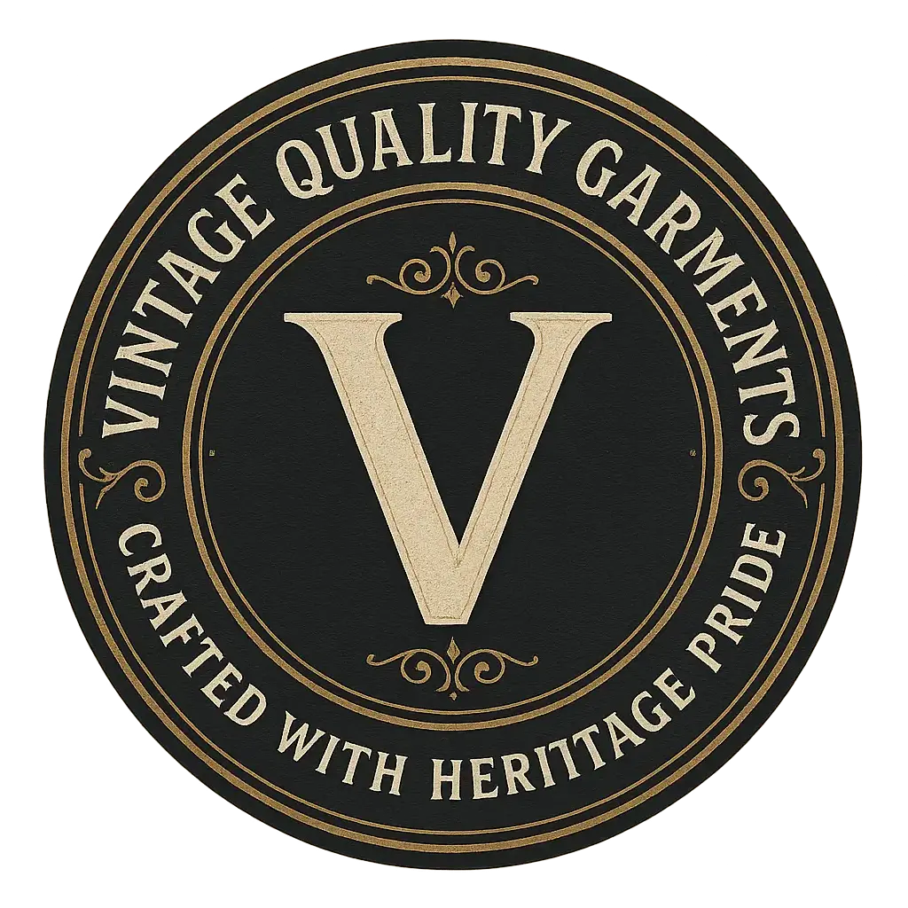 Vintage Circular Logo template with ornate serif design