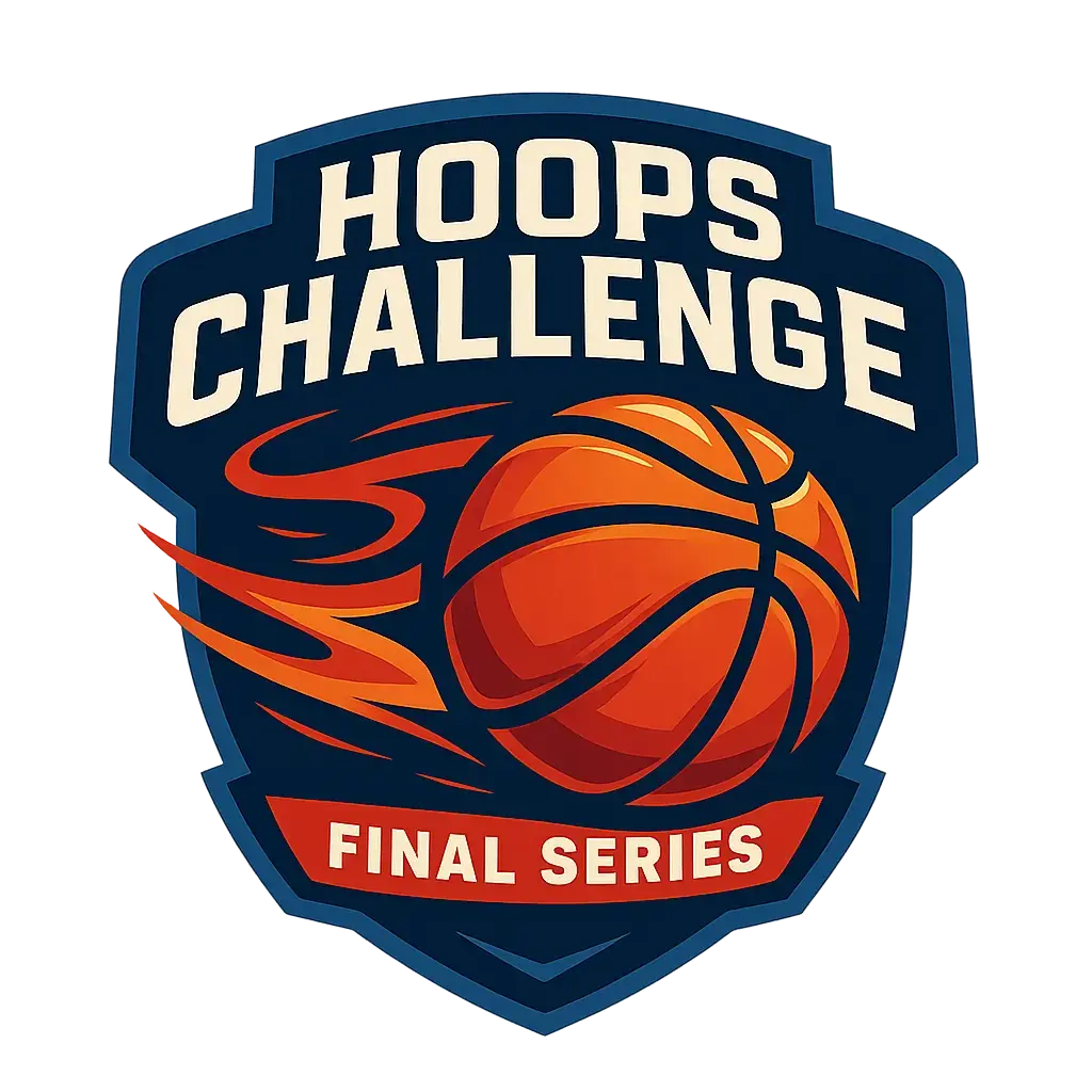 Sports Logo template featuring dynamic basketball design with motion effects