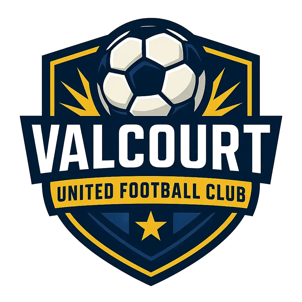 Modern soccer Sports Logo template with bold shield design