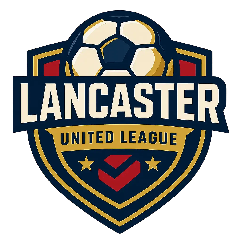 Modern shield-style Sports Logo template with soccer theme