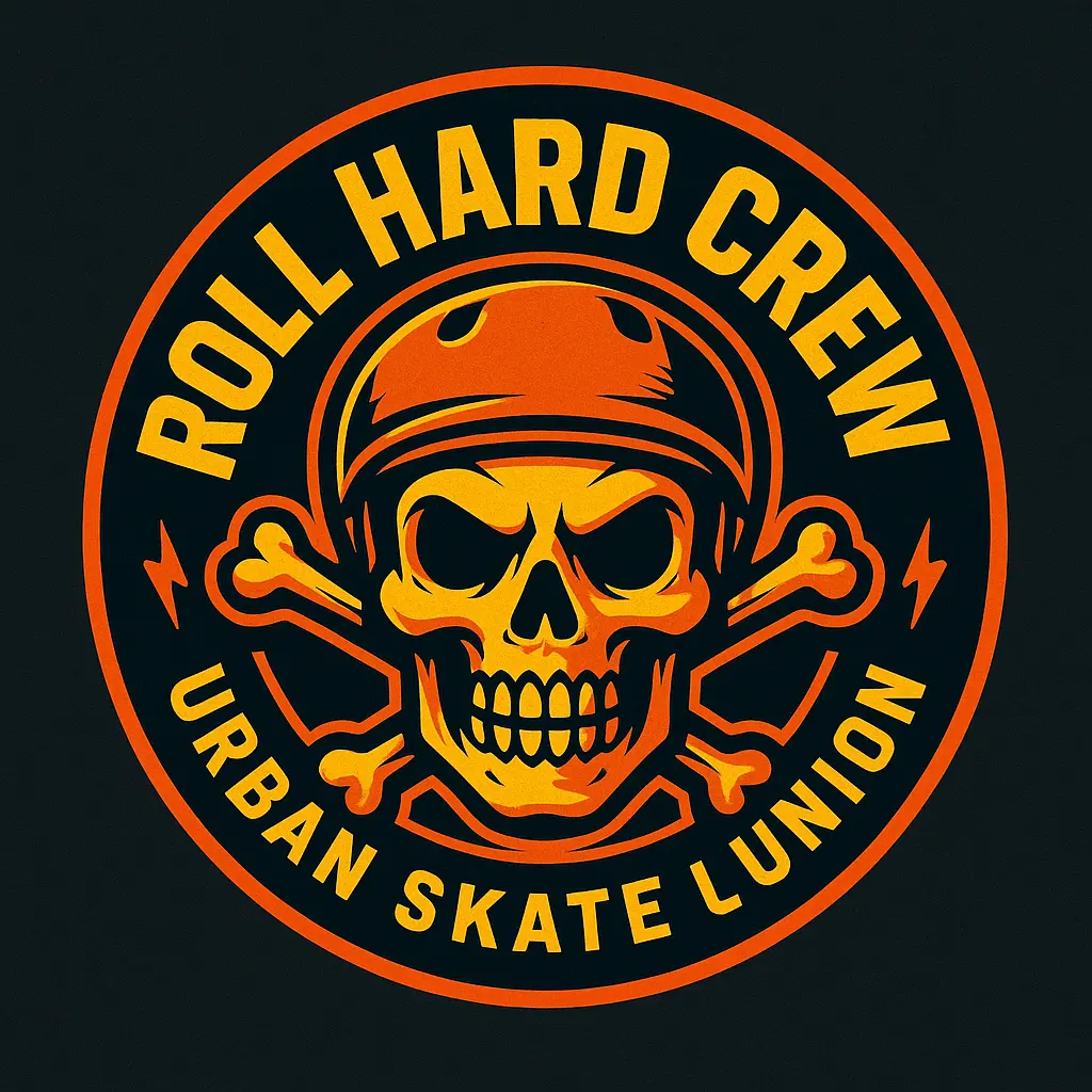 Urban skull and crossbones Sports Logo template