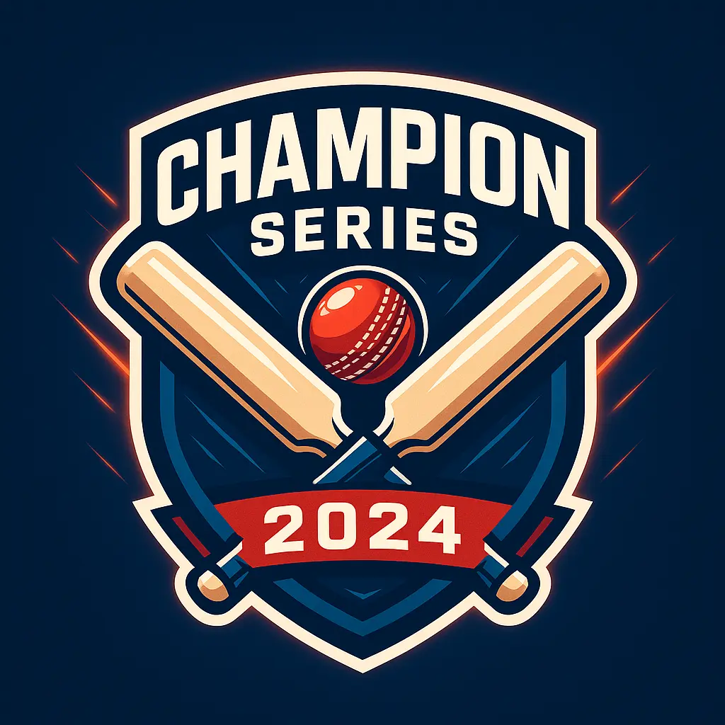 Modern cricket-themed Sports Logo template with shield design.