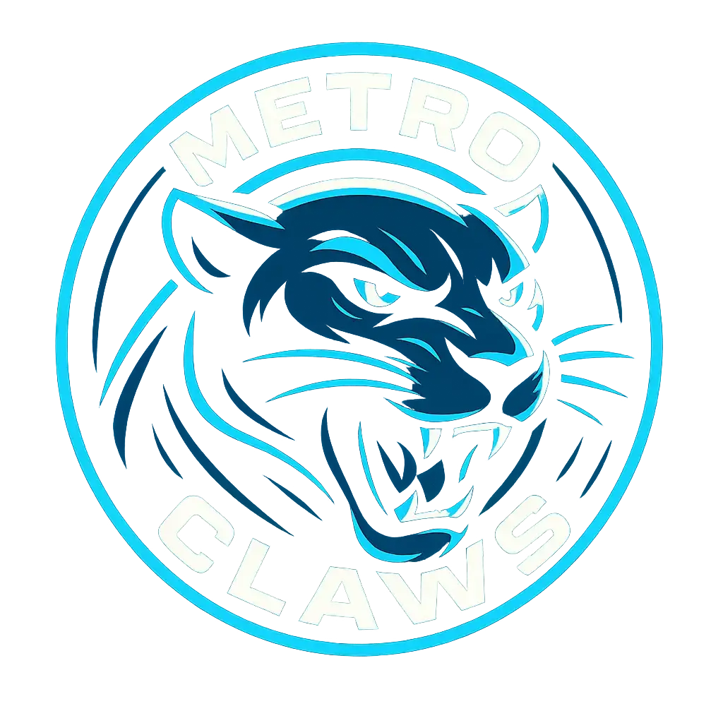 Fierce panther Sports Logo template in bold circular design