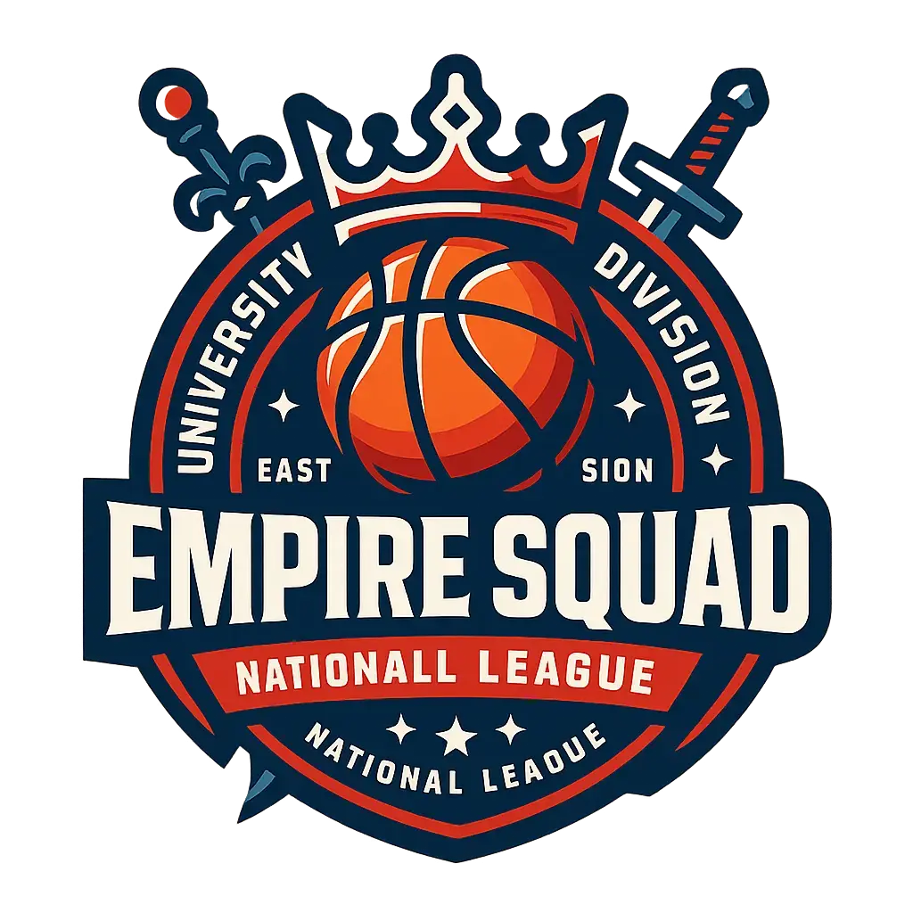 Bold basketball-themed Sports Logo template with regal elements