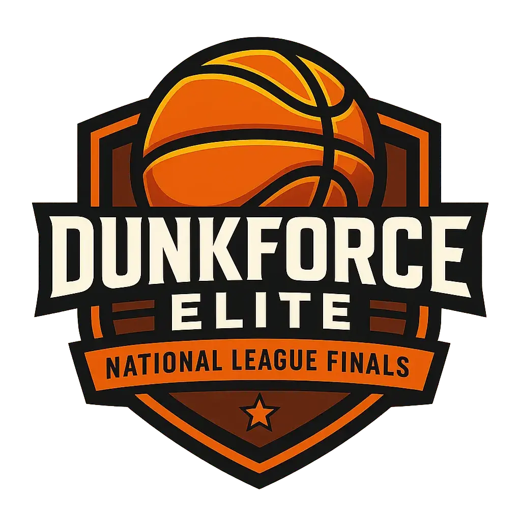 Modern Sports Logo template with basketball badge design