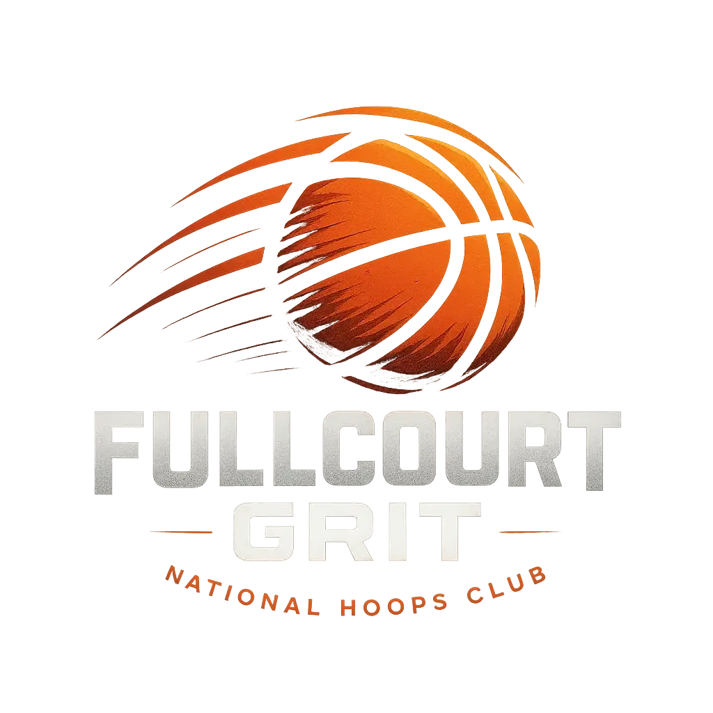Basketball-themed Sports Logo template with bold typography