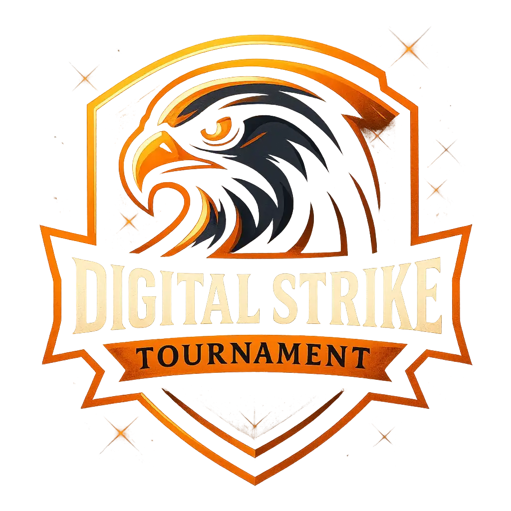 Dynamic eSports Sports Logo template with falcon shield design