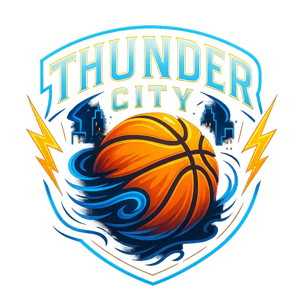 Basketball Logo template with dynamic motion and neon glow
