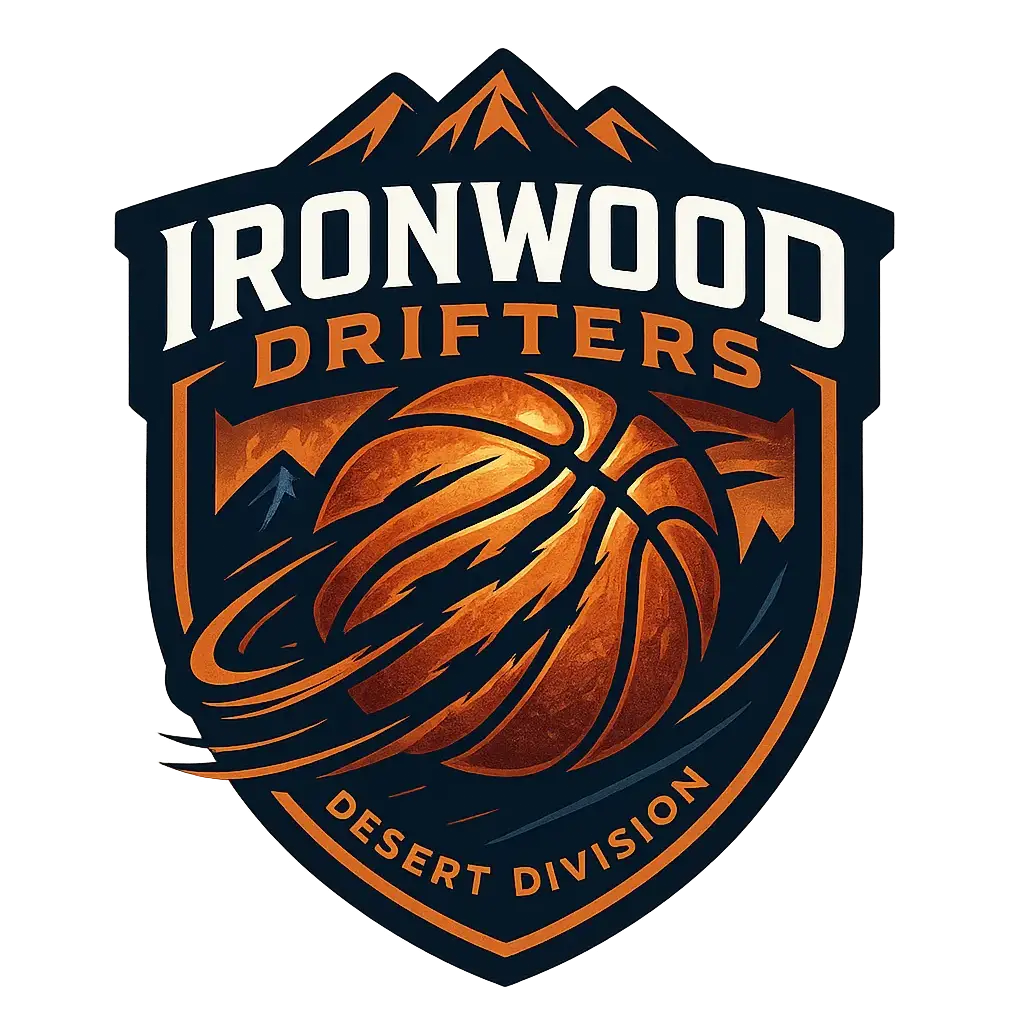 Basketball Logo template with clawed ball and shield design