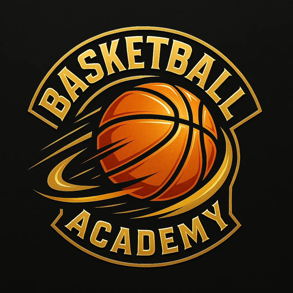 Basketball Logo template with stylized icon and dynamic motion