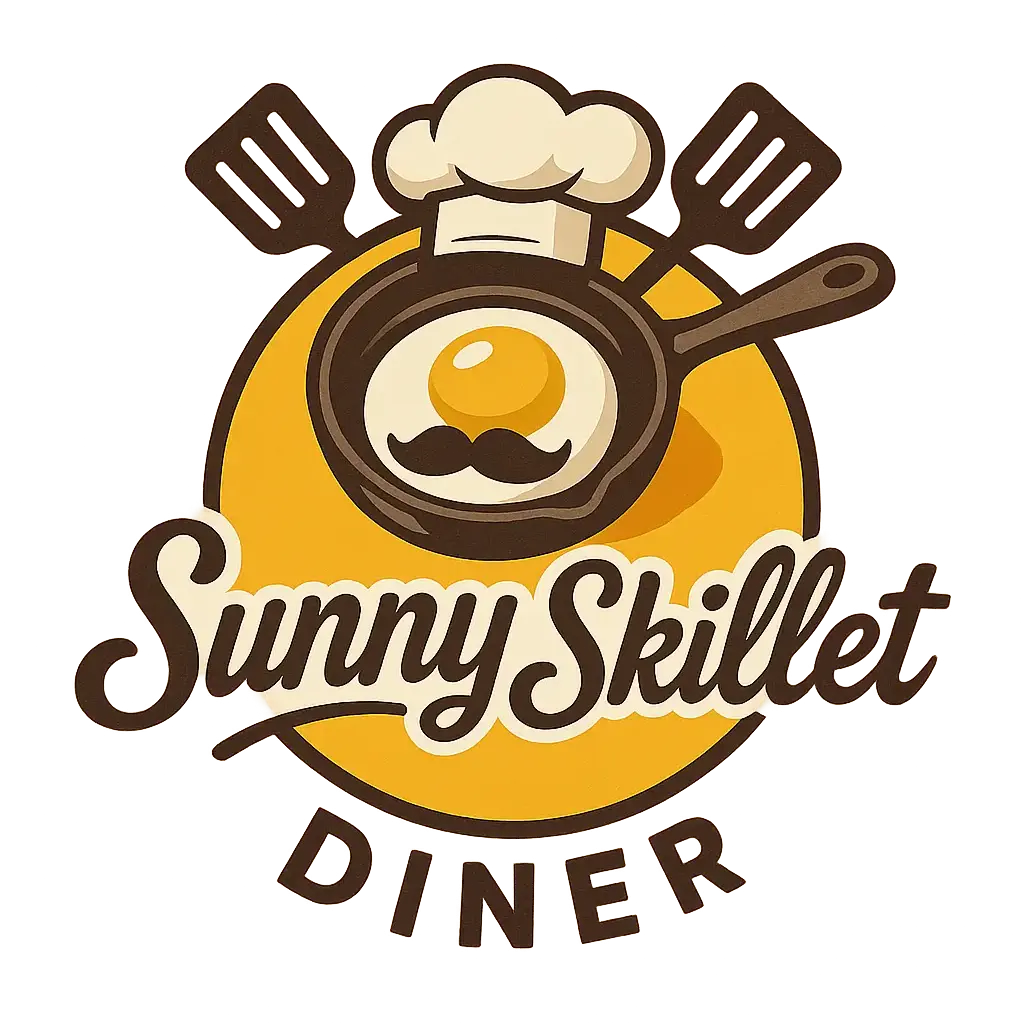 Playful Restaurant Logo template with chef hat and utensils