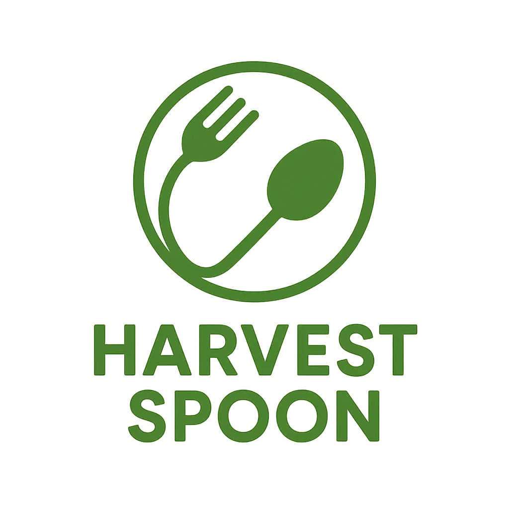 Modern Restaurant Logo template with green circle and utensils