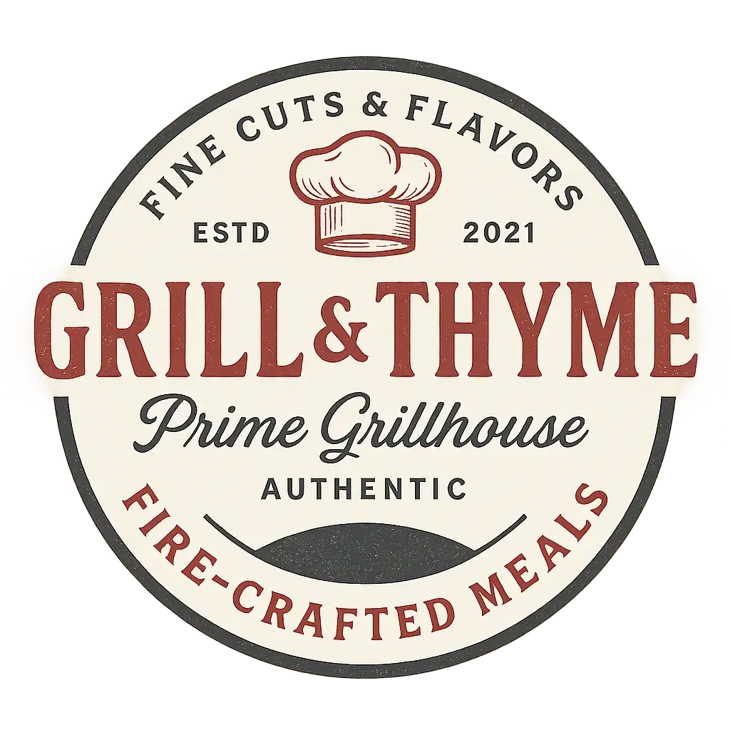 Vintage Restaurant Logo template with steakhouse theme