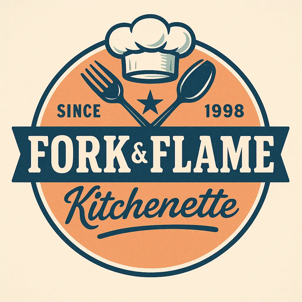 Vintage Restaurant Logo template with chef hat and utensils