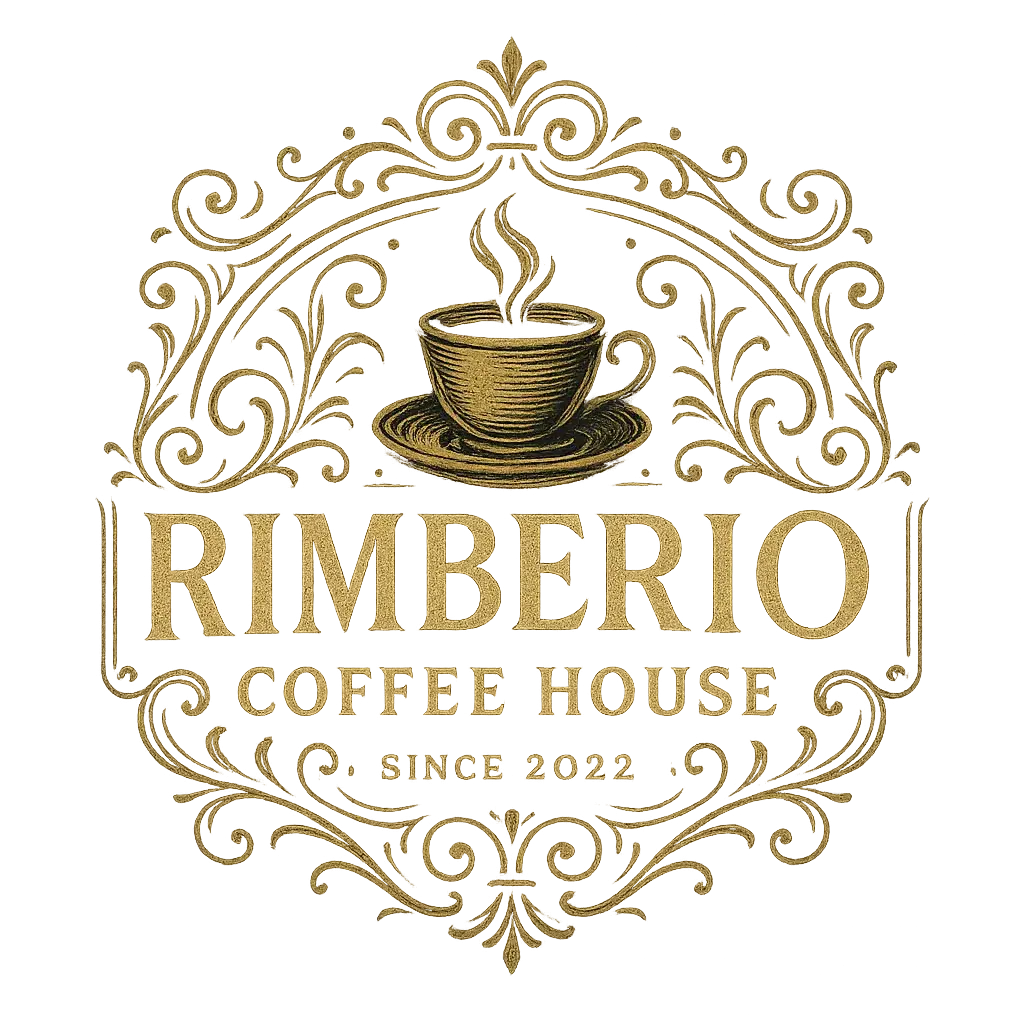 Restaurant Logo template for Rimberio Coffee House with ornate design
