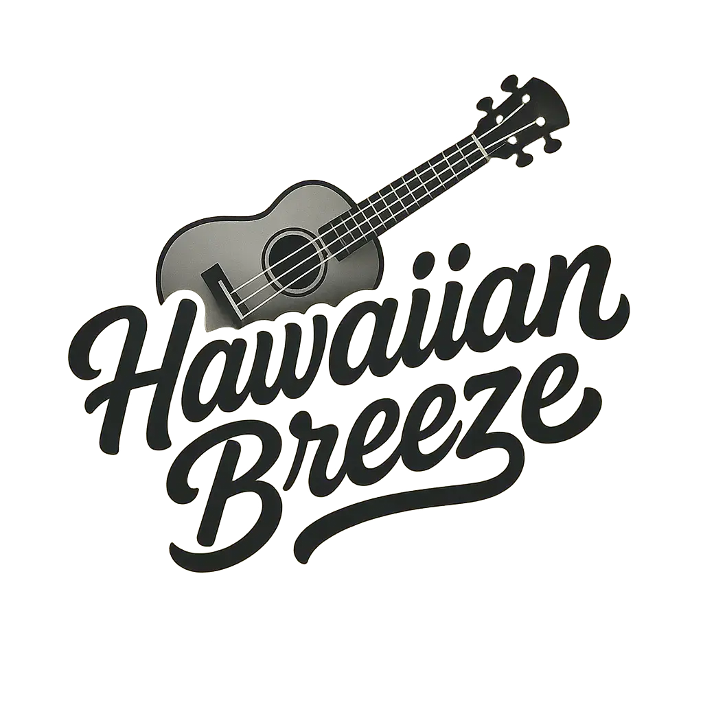 Band Logo template featuring ukulele musician design