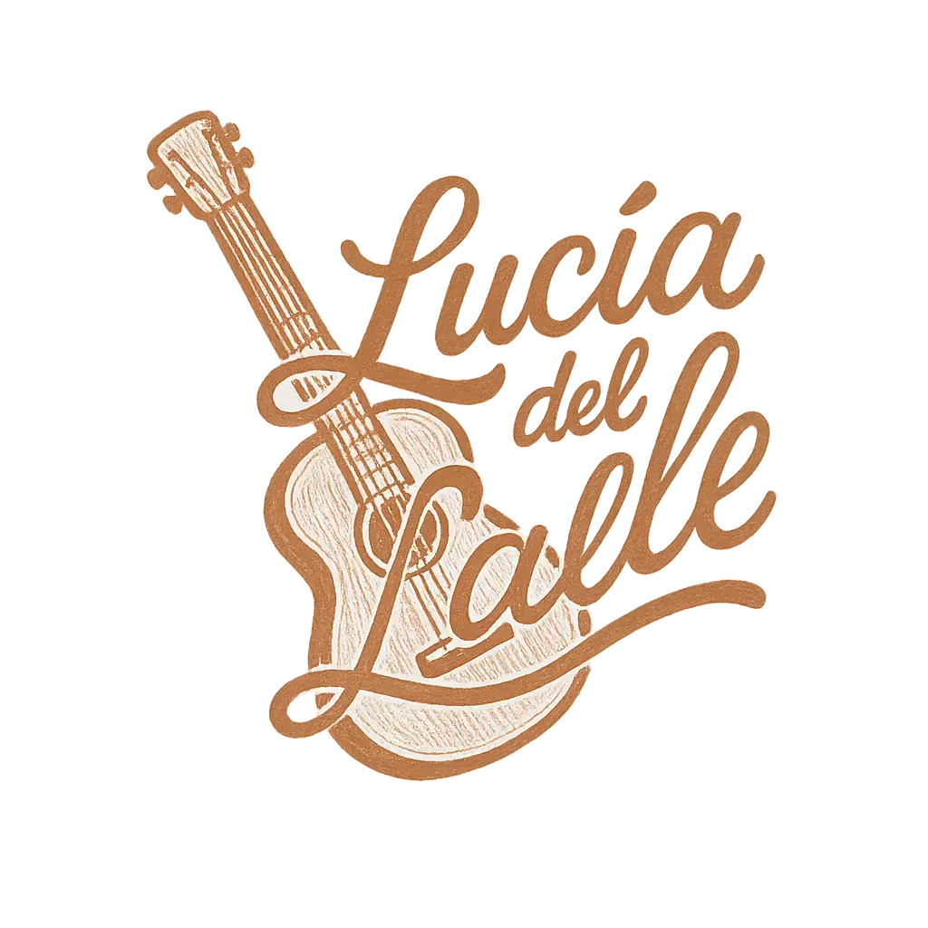 Hand-drawn acoustic Band Logo template with cursive text