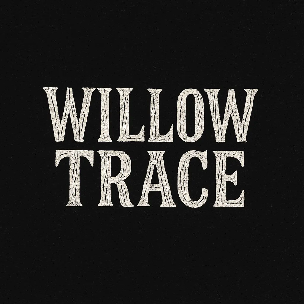 Indie folk Band Logo template with rustic serif lettering