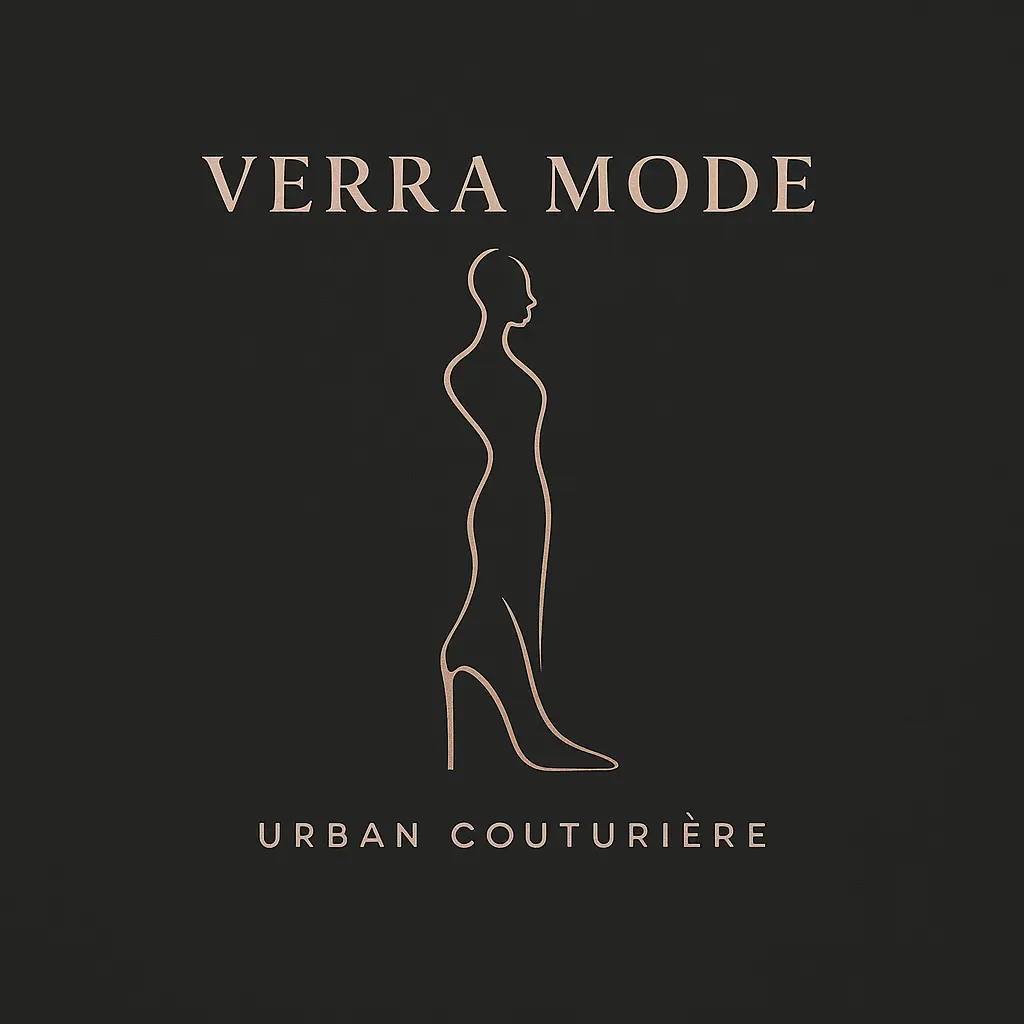 Minimalist fashion logo template with abstract female silhouette