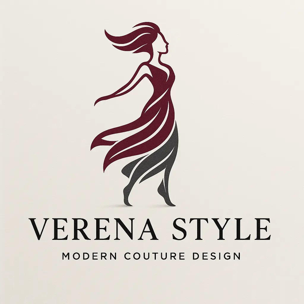 Elegant abstract woman silhouette Fashion Logo template
