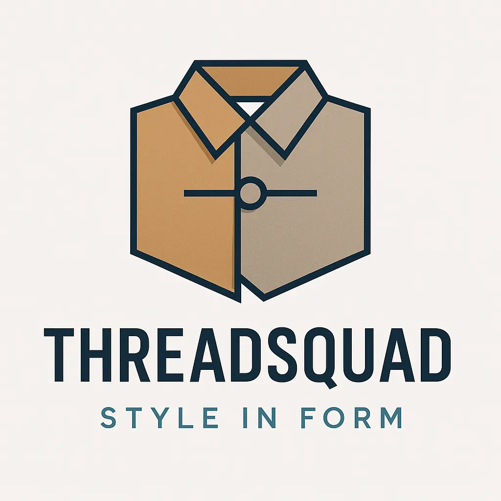 Fashion Logo template with folded shirt icon and modern fonts
