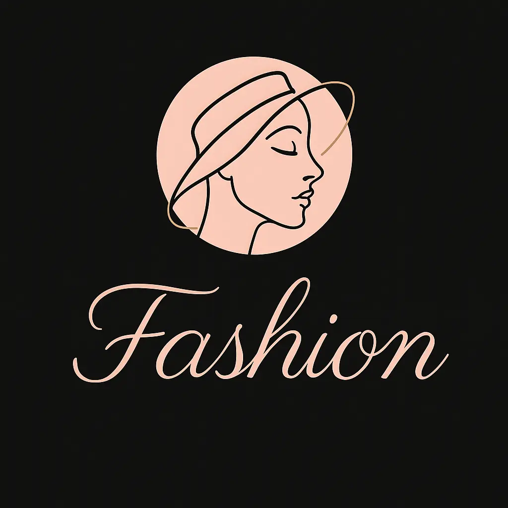 Fashion Logo template featuring a minimalist face and elegant script