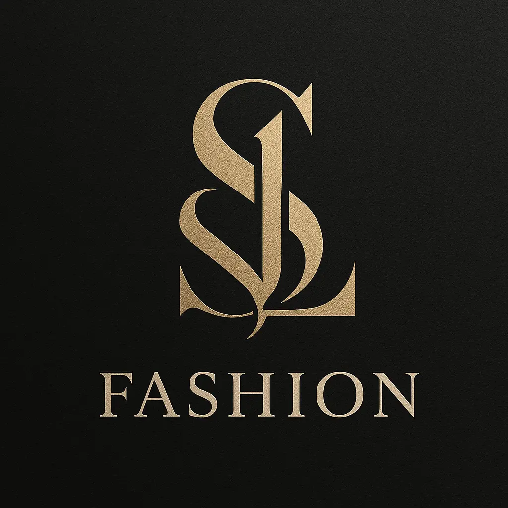 Fashion Logo template with abstract monogram and elegant typography