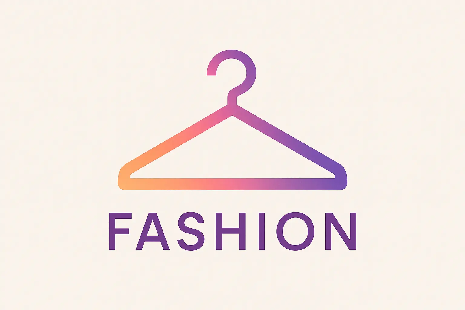 Fashion Logo template with minimalist monogram, black, gold, and beige colors