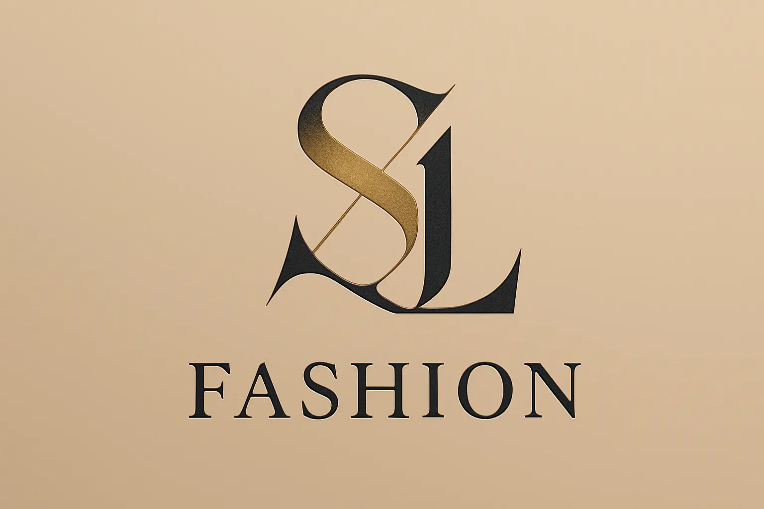Contemporary Fashion Logo template with geometric bird and bold text