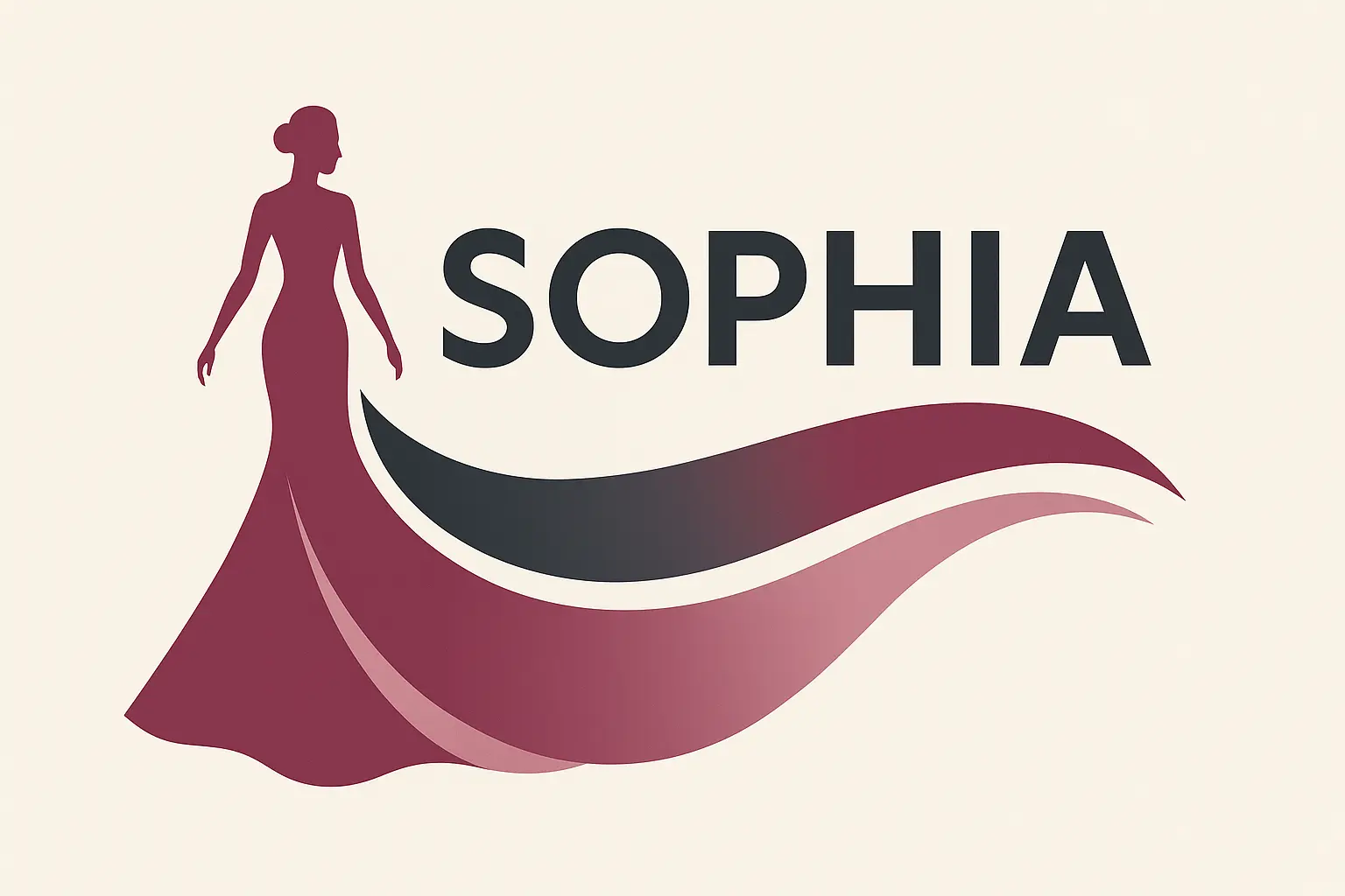 Fashion Logo template with folded shirt icon and modern fonts