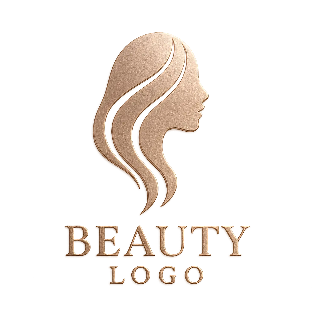 Elegant female silhouette Beauty Logo template