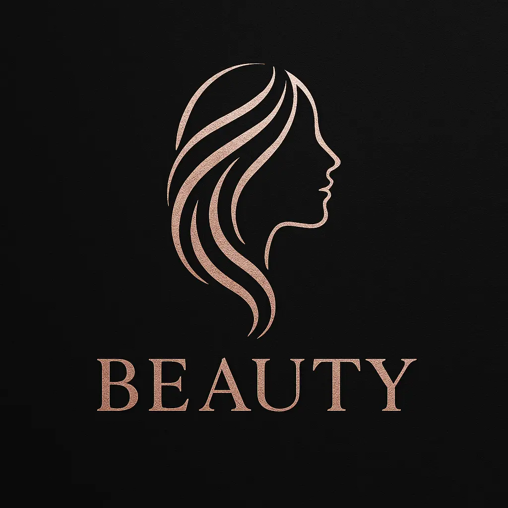 Minimalist Beauty Logo template with elegant silhouette.