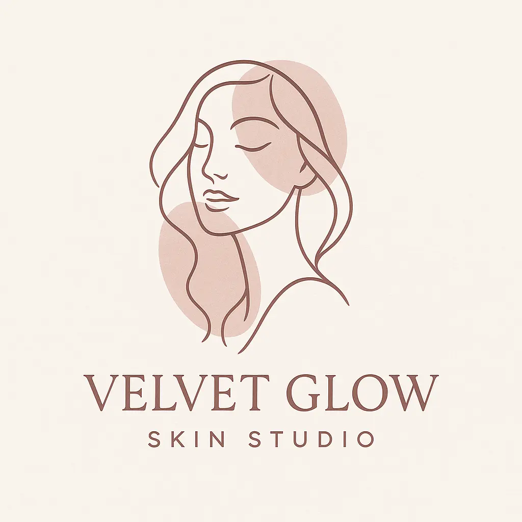 Minimalist Beauty Logo template with abstract female face