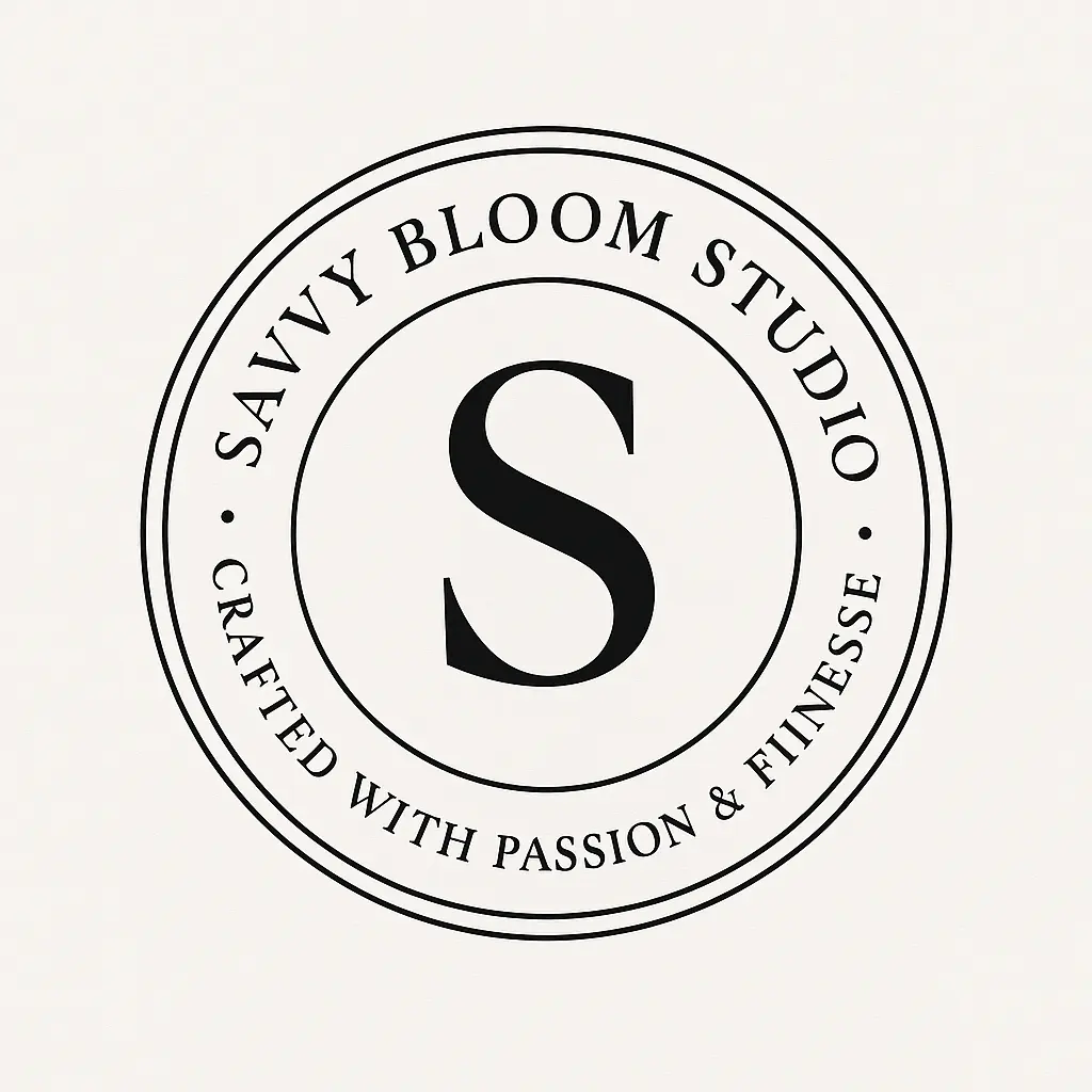 Elegant Beauty Logo template with circular serif layout