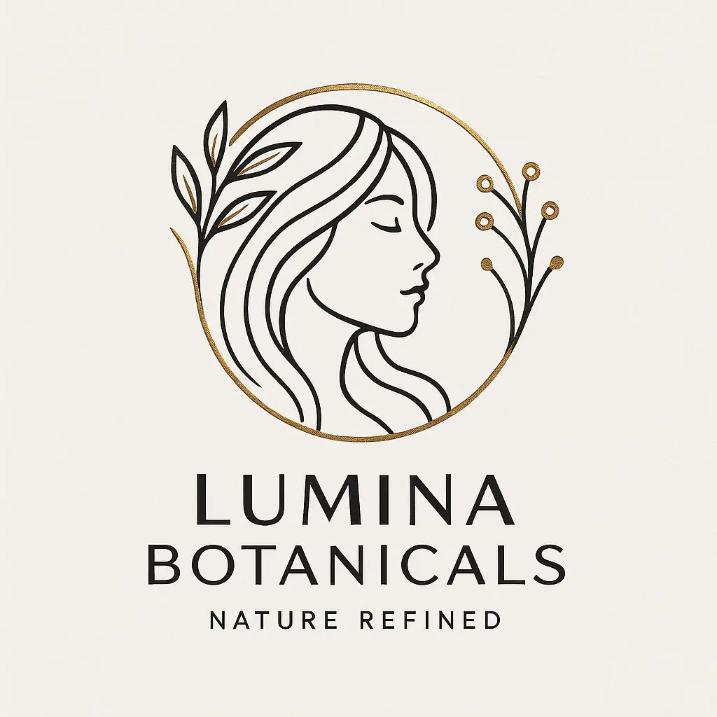 Luxury Beauty Logo template with botanical line art