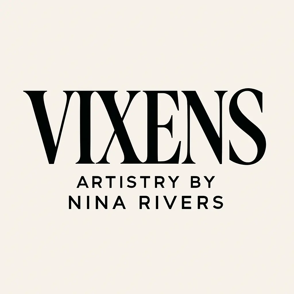 Modern Beauty Logo template with bold serif typography