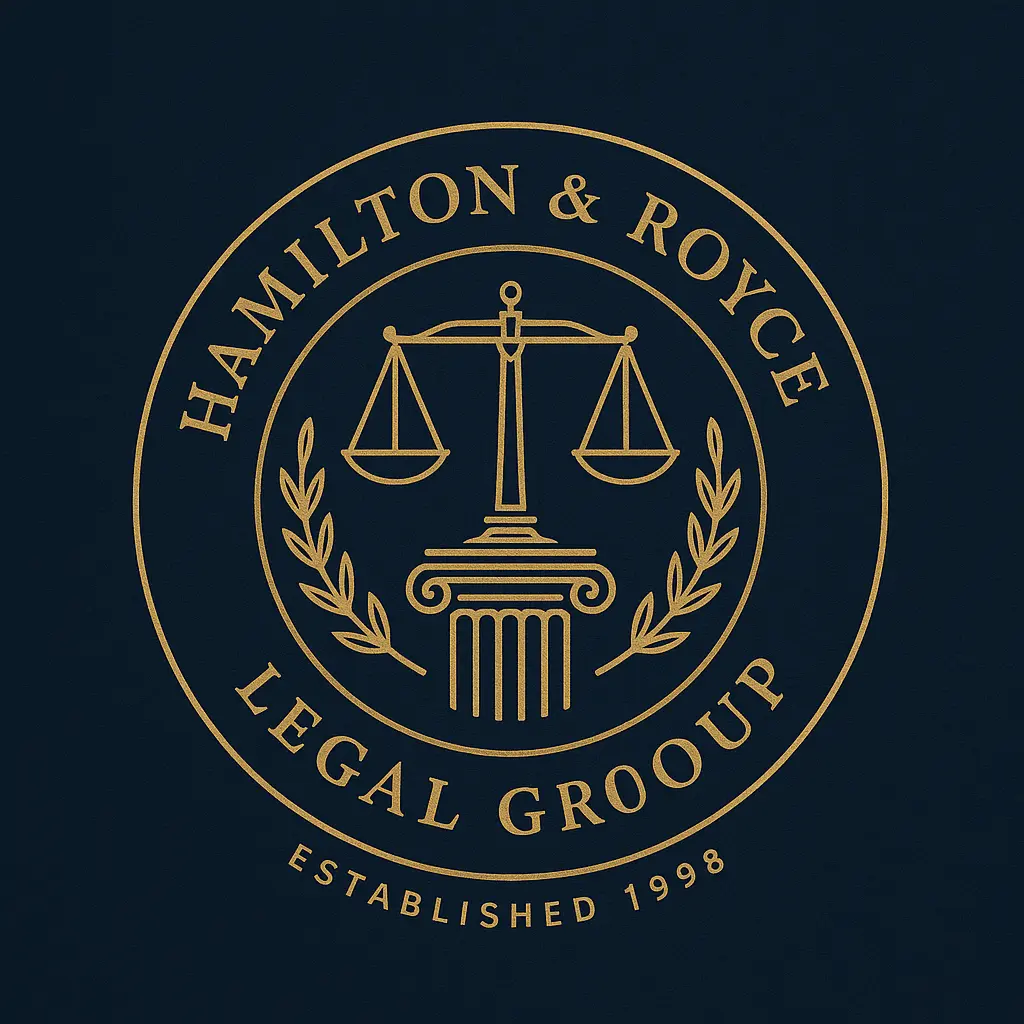 Luxury Attorney / Law Logo template with justice scale emblem