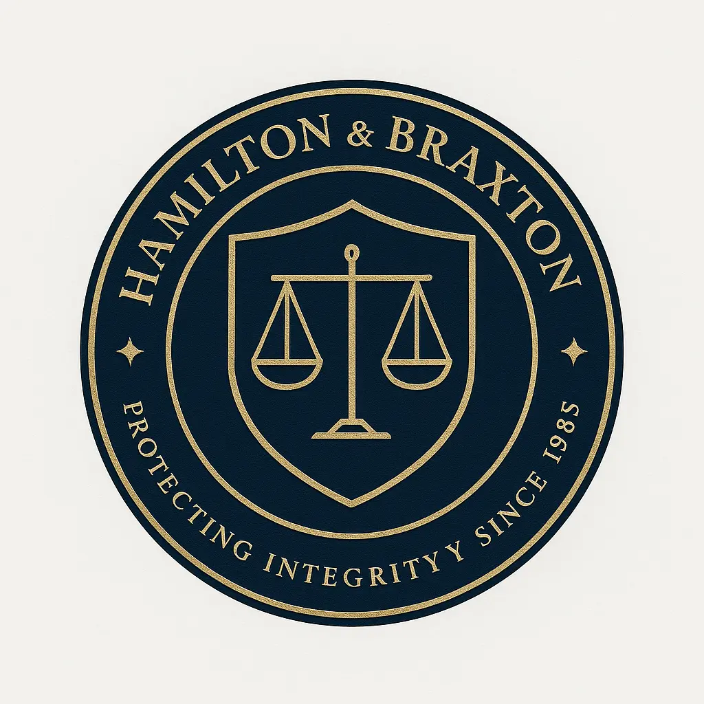Circular Attorney / Law Logo template with scale and shield