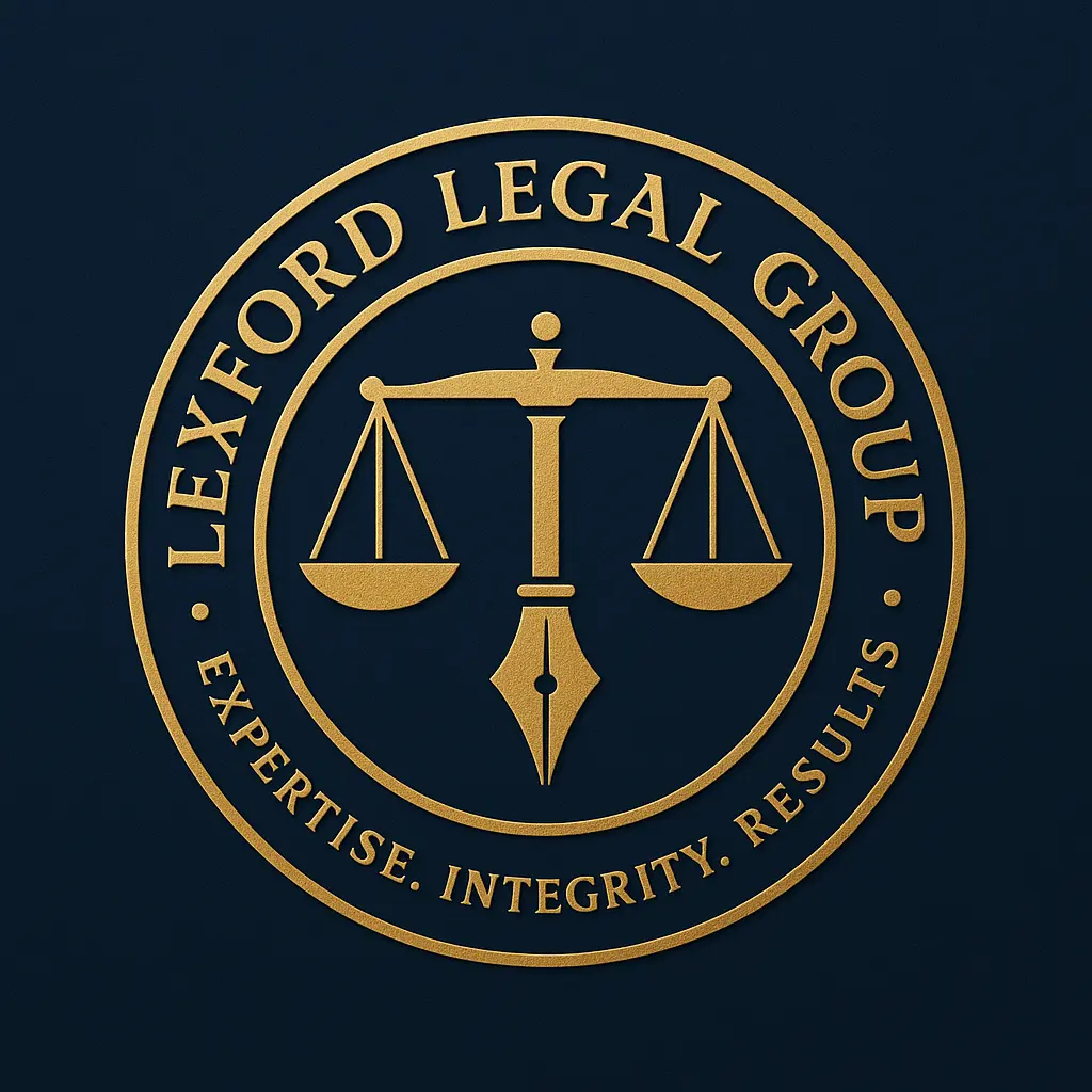 Classic Attorney / Law Logo template with scales and pen