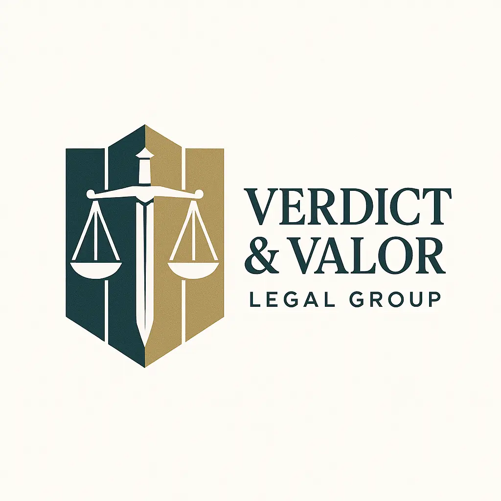 Minimalist Attorney / Law Logo template with justice scales