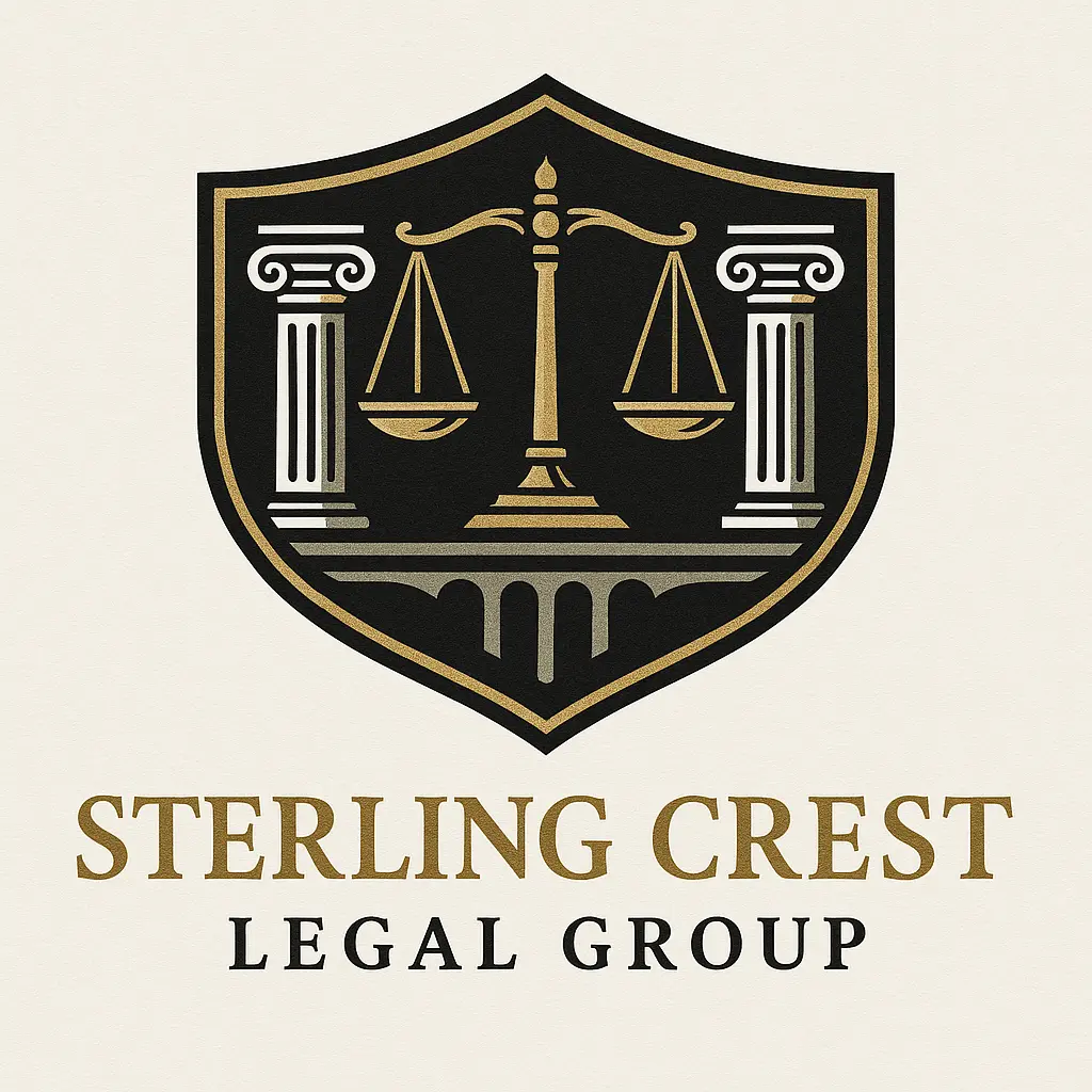 Classic Attorney / Law Logo template with scales and columns