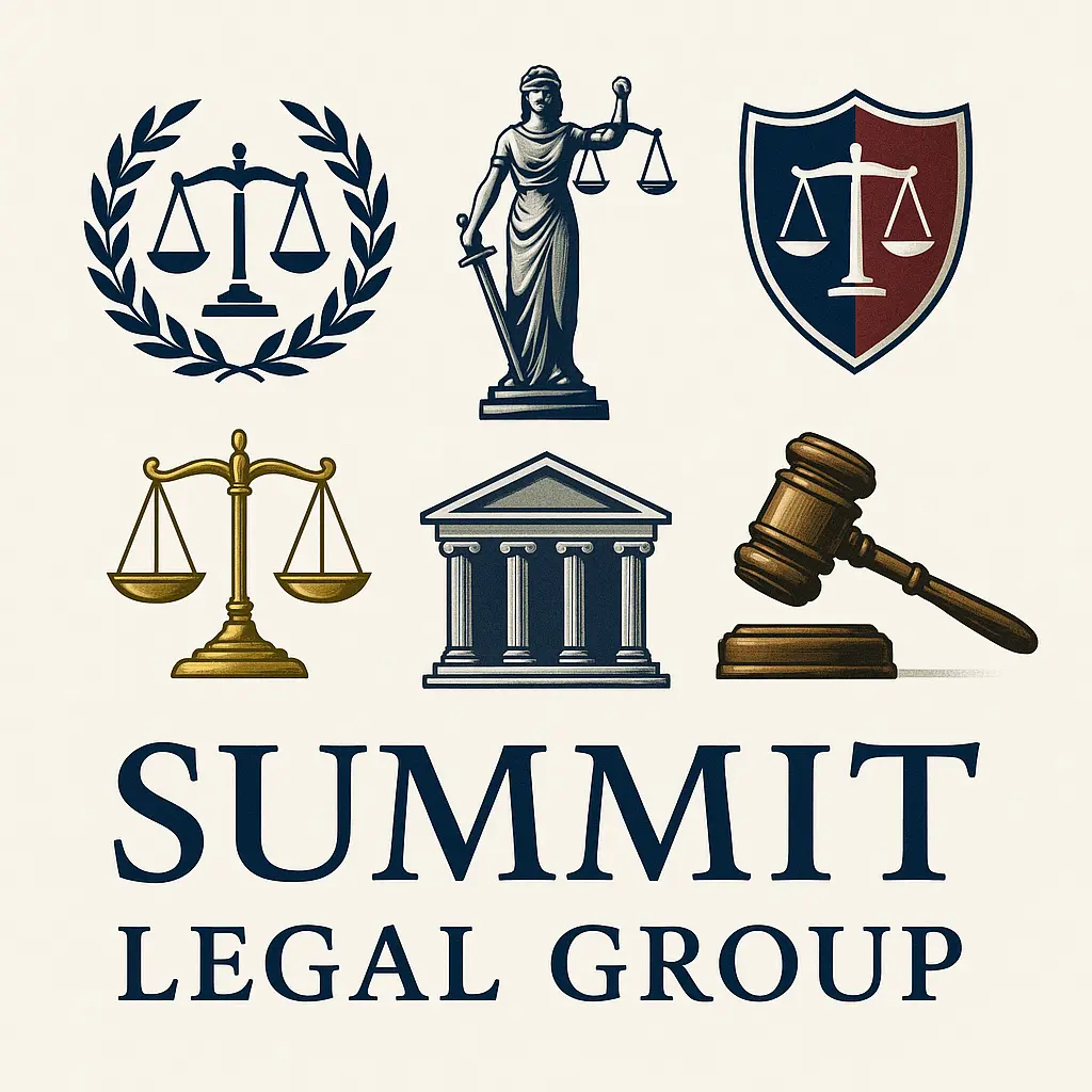Attorney / Law Logo template with classic legal symbols