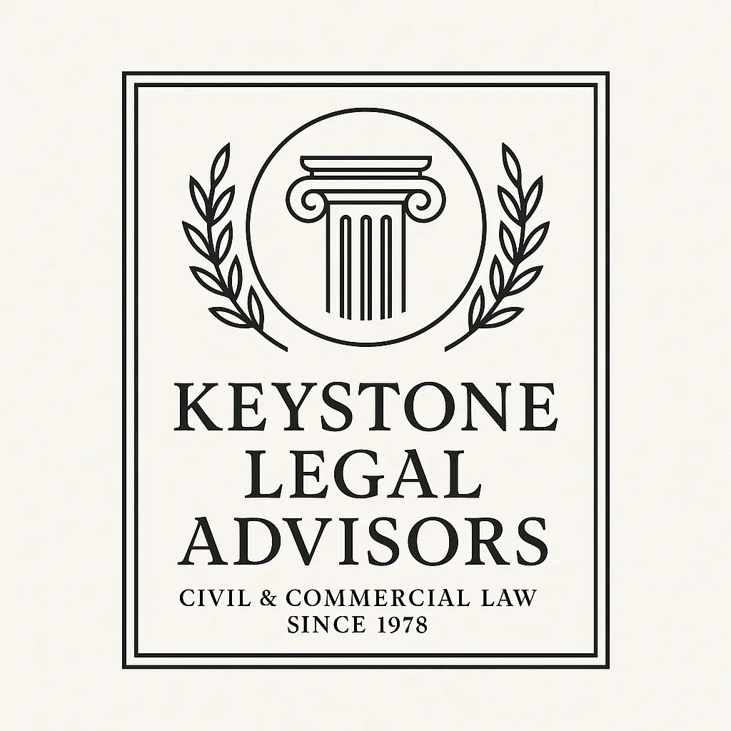 Classic Attorney / Law Logo template with pillar and laurel