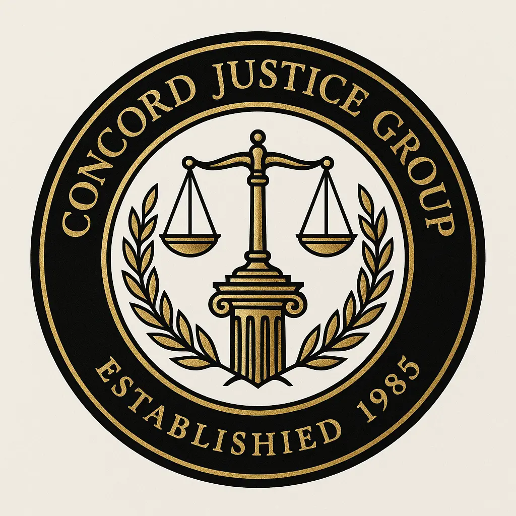 Classic Attorney / Law Logo template with pillar and laurel