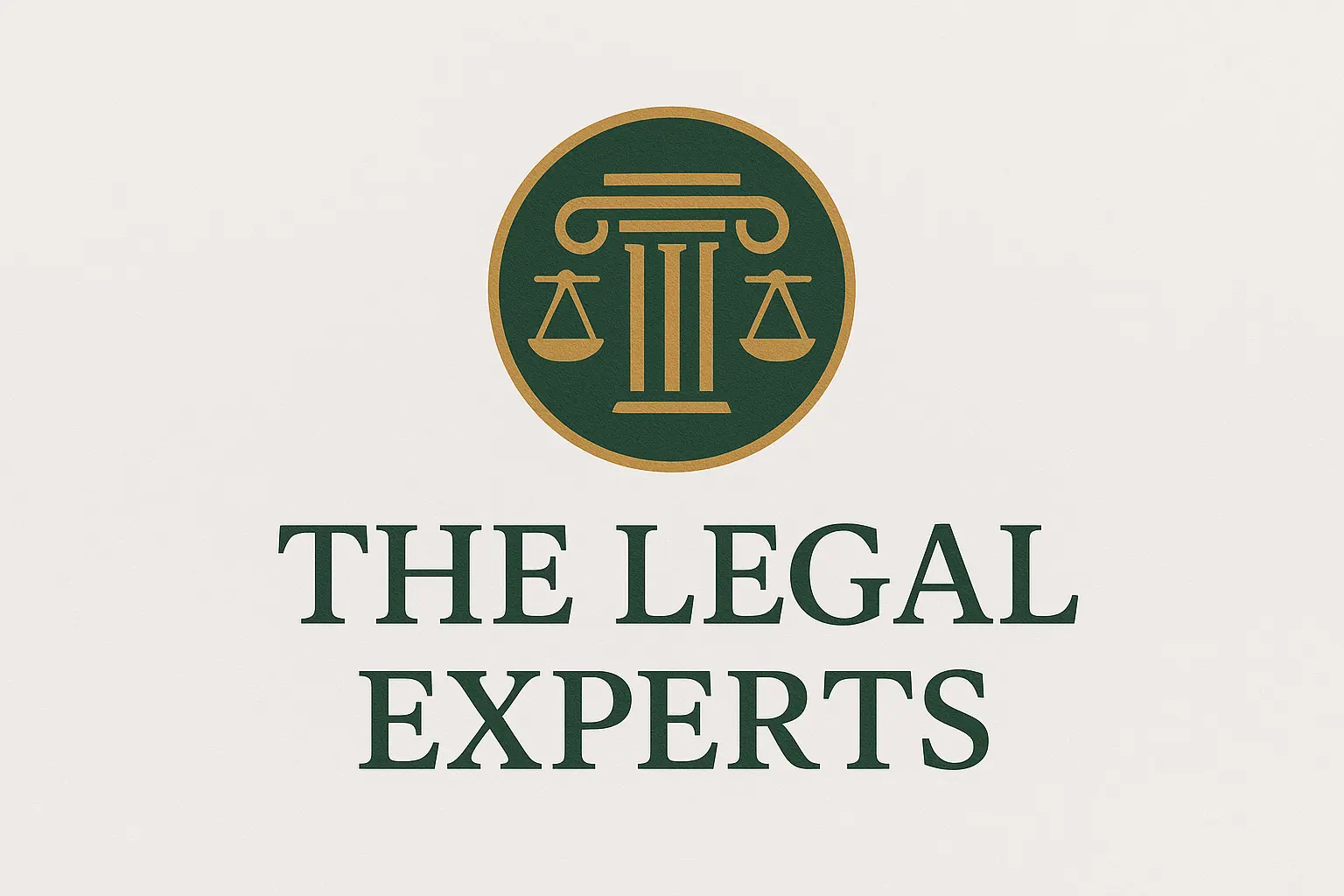Minimalist Attorney / Law Logo template with maroon scales and gavel