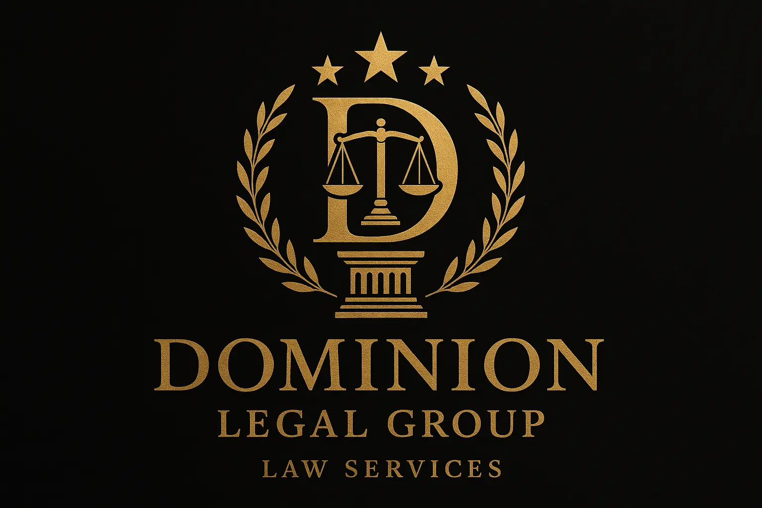 Attorney / Law Logo template with shield and gavel in minimalist design