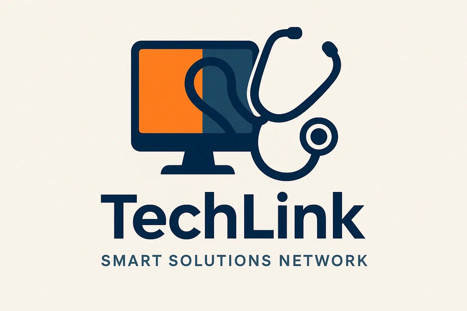 Modern Computer Logo template with floating pixel design